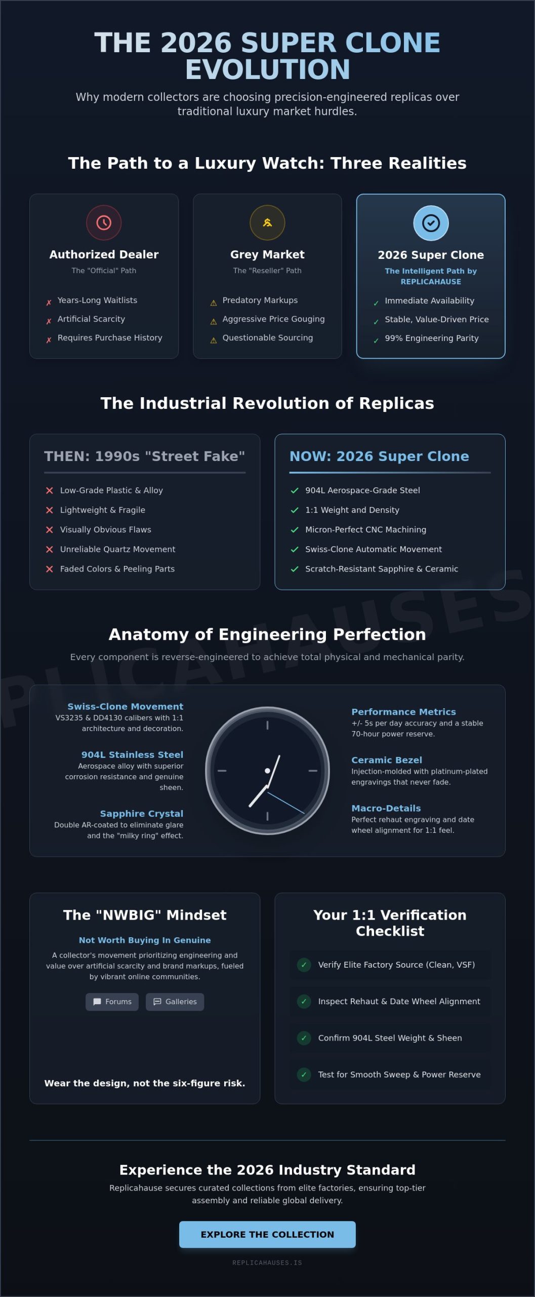 Luxury Watches Copy: The 2026 Trend Analysis of the Super Clone Market